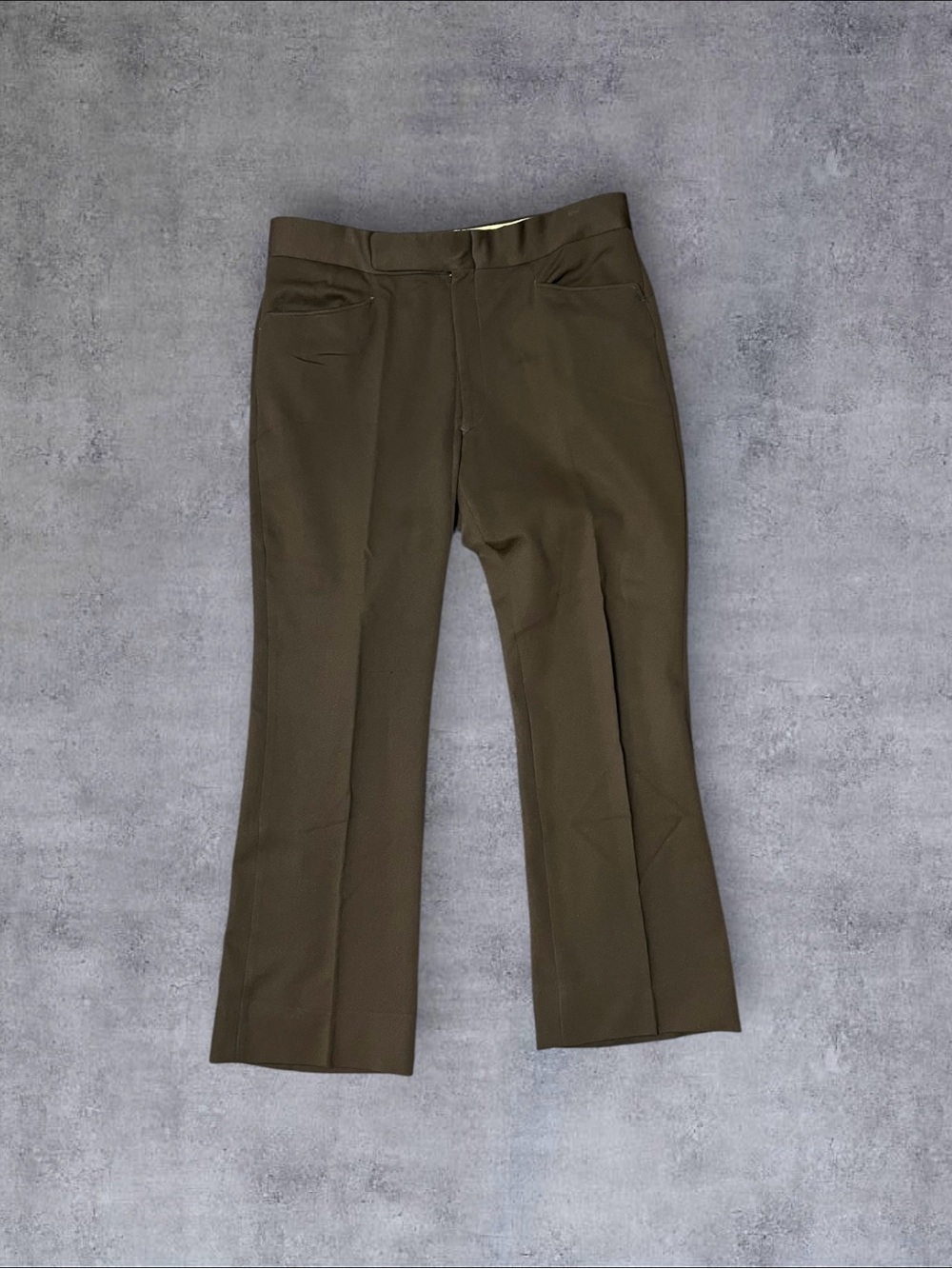 Vintage 70s / 80s Brown Retro Hippie Flare Trousers